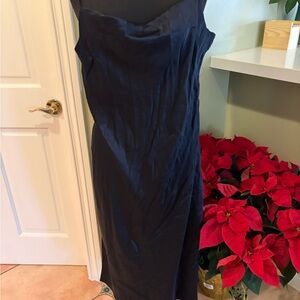 Express Midnight Blue Midi Dress